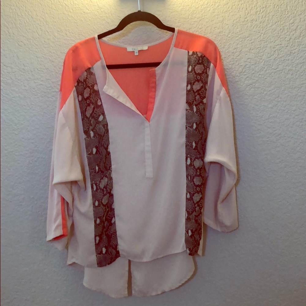 Snakeskin Print Blouse